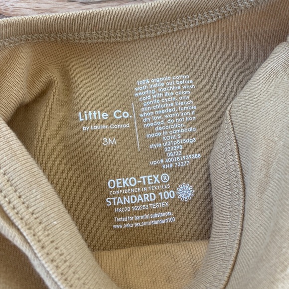 Little Co. Checkered Smiles Short and Bodysuit Set - Picture 4 of 8